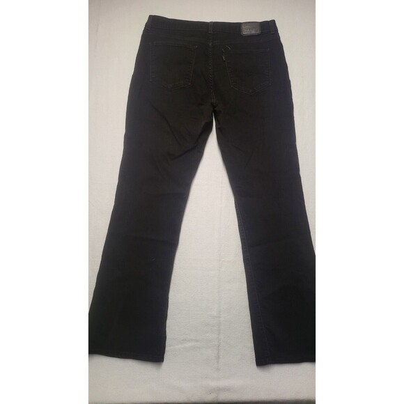 Levis Jeans Womens 14 Black Classic Bootcut Stretch Mid Rise Pants - Picture 3 of 3